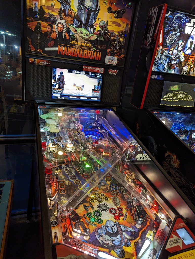 The Mandalorian pinball table